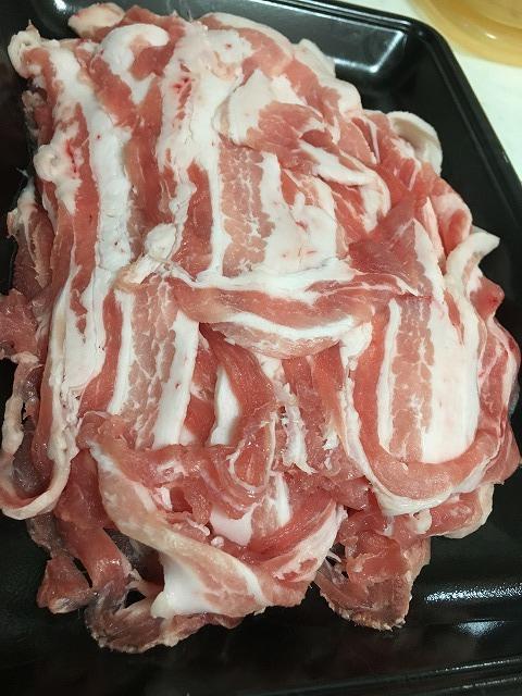 豚バラしゃぶしゃぶ肉