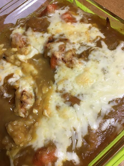 カレードリア風焼き上がり