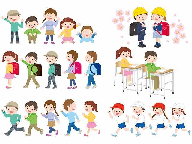 小学生の通学服イメージイラスト