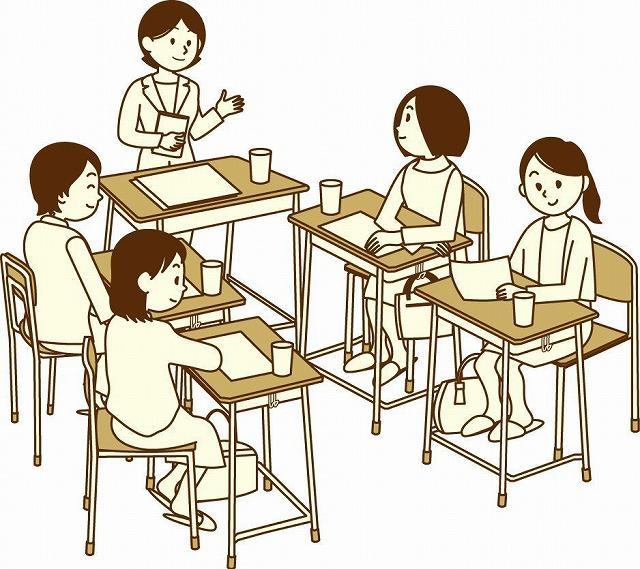 小学校の懇談会イメージ