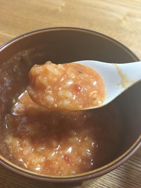 クノールカップスープ【完熟トマト】でチーズリゾット