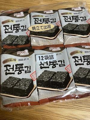 業務スーパー・韓国のり12個パック
